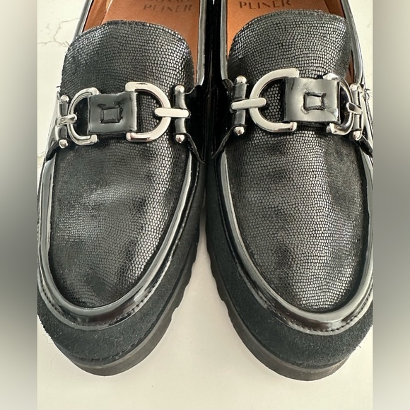 Donald Pliner Clio Leather loafers shiny patent with croc design fit 8.5 to 9 - Picture 6 of 8